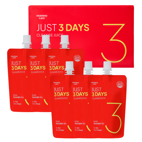 마미케어 해독주스 abc 쥬스 디톡스 작심3일 클렌즈 주스 음료 자허블맛, 6개, 70ml