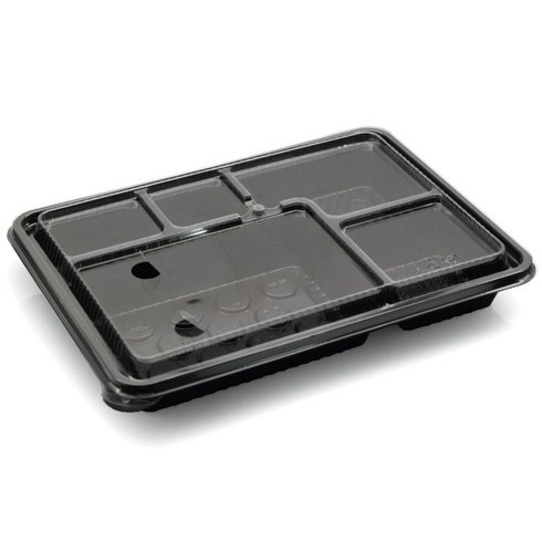 버디팩 PP 돈까스용기 대/PET뚜껑(타공2개) M-2129-5A, 1개, 150세트