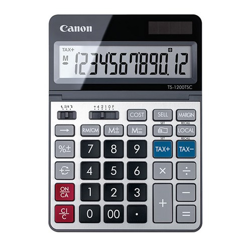 캐논 일반 계산기 TS-1200TSC, 혼합색상, 1개