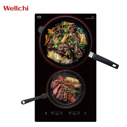웰치 WEI-200 2구 매립형 인덕션 전기레인지[신제품], WEI-200N