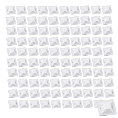 케이블마운트, 100개, 40mm화이트
