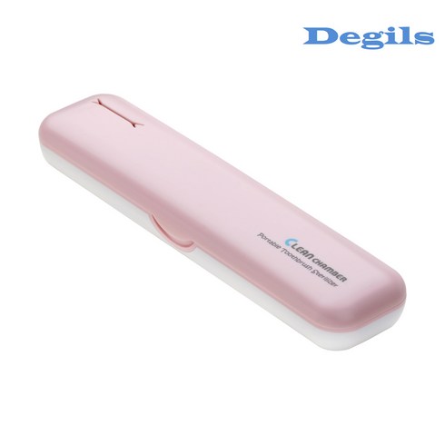 클린챔버 국내제조 uv led (충전식+건전지) 휴대용 칫솔살균기 1인용 DK-800, 핑크