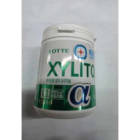 롯데자일리톨 알파 오리지날, 86g, 15개