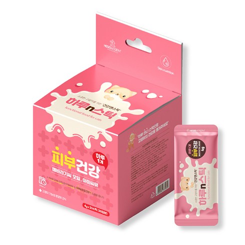 하루n스틱 고양이 영양제, 30회분, 피부/피모, 2개