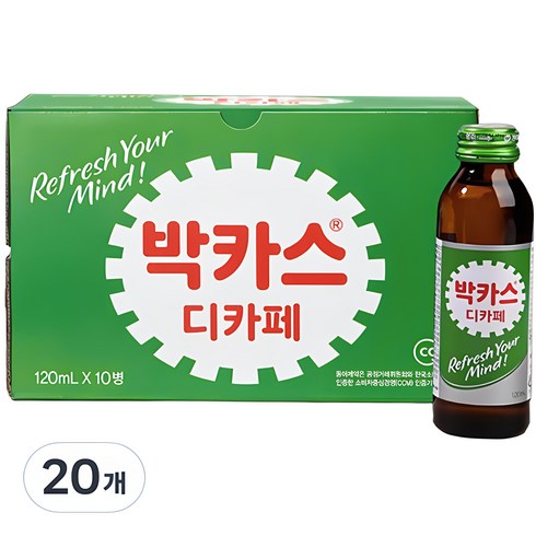 박카스 디카페에이, 120ml, 20개