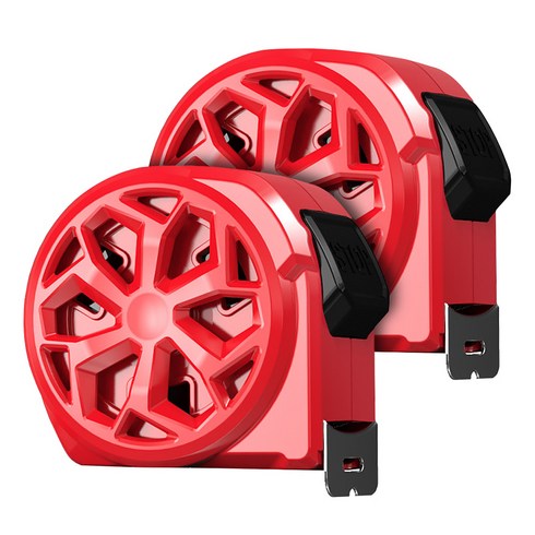 루틴온 원터치락 보기편한 작업용 줄자 5m x 19mm, 2개