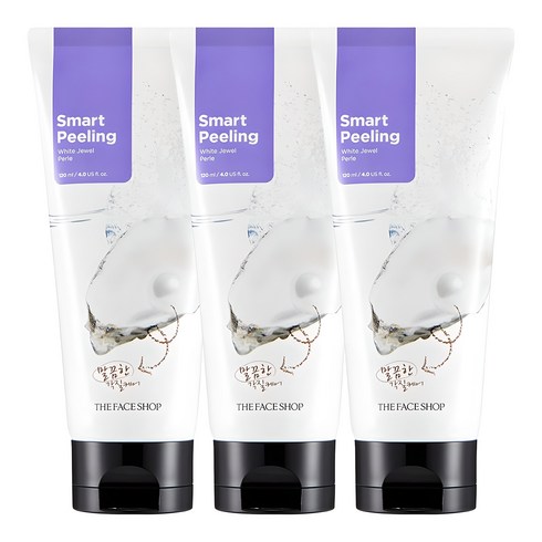 더페이스샵 스마트 화이트 쥬얼 필링 젤, 120ml, 3개