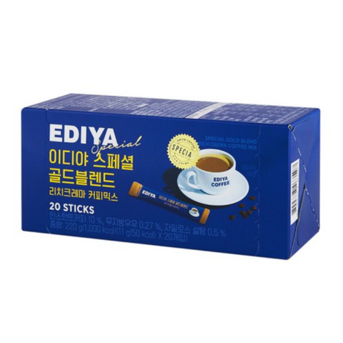 이디야 스페셜 골드 블렌드 커피믹스, 11g, 20개입, 1개