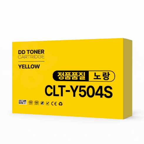 디디토너 CLT-K504S 호환, CLT-Y504S 노랑, 1개