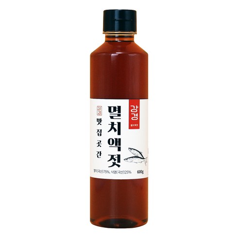 강경 국산 멸치액젓 진한 원액, 600g, 1개