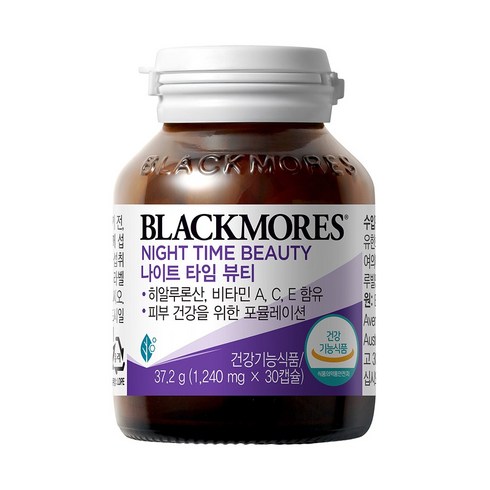 블랙모어스 나이트 타임 뷰티 영양제 37.2g, 30정, 1개