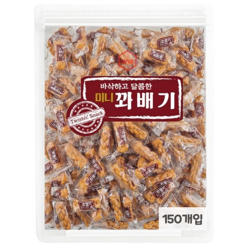 다파니 달콤 바삭 미니 한입 꽈배기 개별포장 150개입, 150개