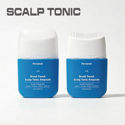 퍼센디 브러시 터치 스칼프 토닉 앰플 탈모완화 (엑소좀/트랜스포좀), 1개, 80ml