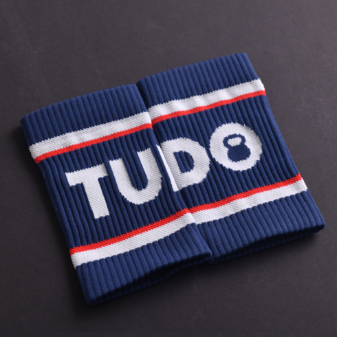 투도 크로스핏 손목 아대 보호대 스웻 밴드, 클래식: 02.Navy/White/Red , 1세트