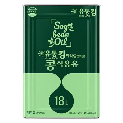 유통킹 마자킹 콩식용유, 18L, 1개