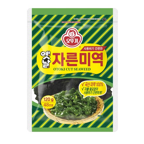오뚜기 옛날 자른 미역, 120g, 1개