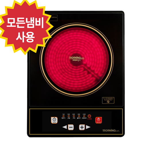 대웅모닝컴 코코라이프 하이라이트 전기레인지 1구, 일반형, DW-HL880