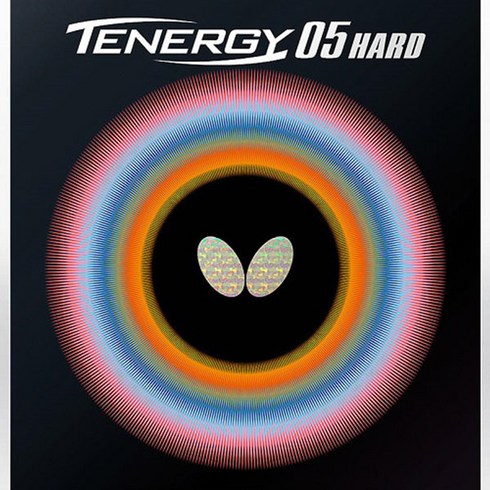 버터플라이 테너지05 하드 HARD 탁구러버, 적색, 1개