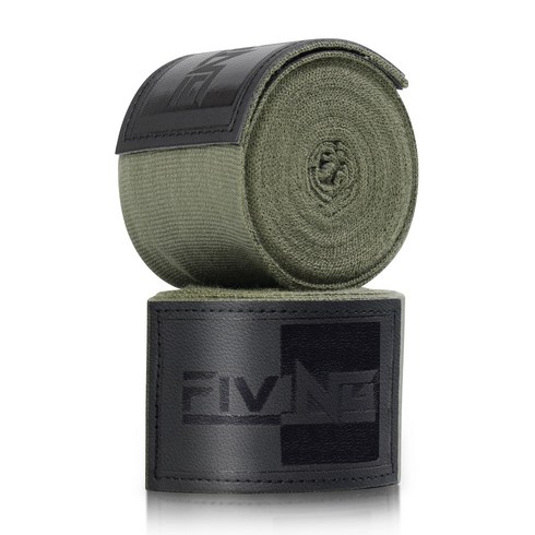 FIVING 복싱 핸드랩 권투 밴디지 450cm손목붕대, 1세트, 그린