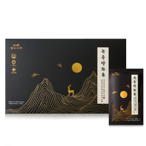 팔도비책 녹용쌍화록 추석 선물 쌍화 녹용즙, 1세트, 1.5L