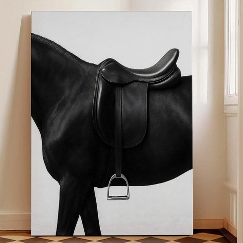 재물운 액자 캔버스 풍수 카페 인테리어 개업 집들이 선물 말 그림 4종, 캔버스액자 (31x41cm)