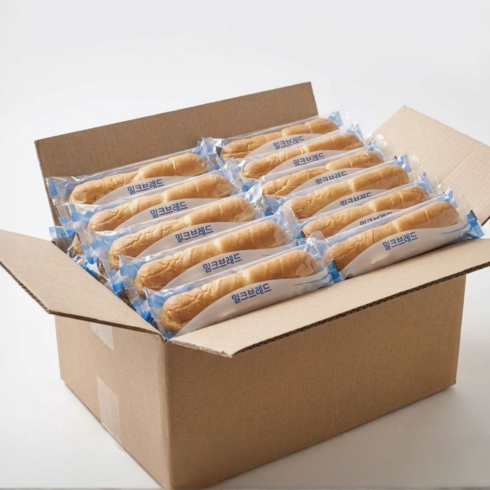 천원빵 밀크브레드 간편아침식사 대용량 회사간식, 32g, 30개