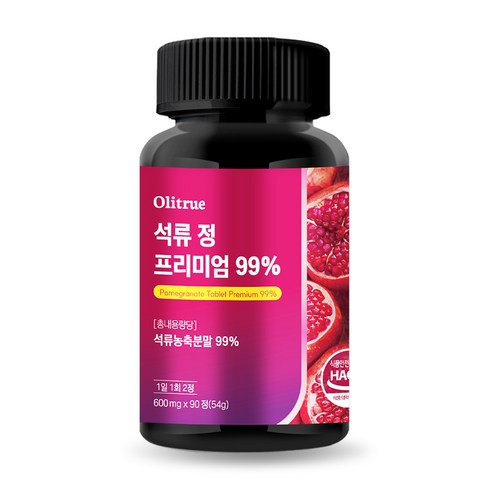 올리트루 석류 정 프리미엄 99%, 1개, 90정