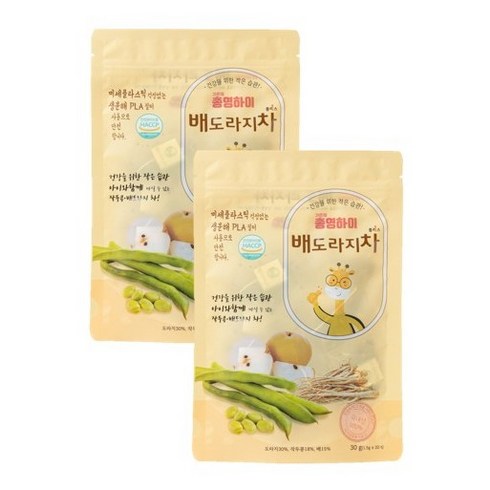 총영하이 국내산 배도라지차, 2팩