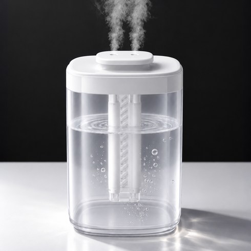 PERFFIER 퍼피어 대용량 초음파 가습기 3.5L 무소음 무드등 간편 통세척 사무실 탁상용 가정용 가습기 30제곱미터까지 공간 커버 가능, 화이트, C8