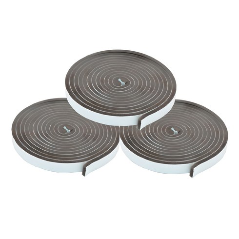 바로문풍지 사계절 우레탄 국내 생산 문풍지 9mm x 18mm x 3m, 3개