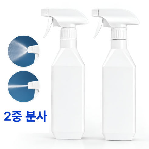 바라츠 다용도 락스 분무기 2종분사 부식방지 스프레이건, 화이트, 2개