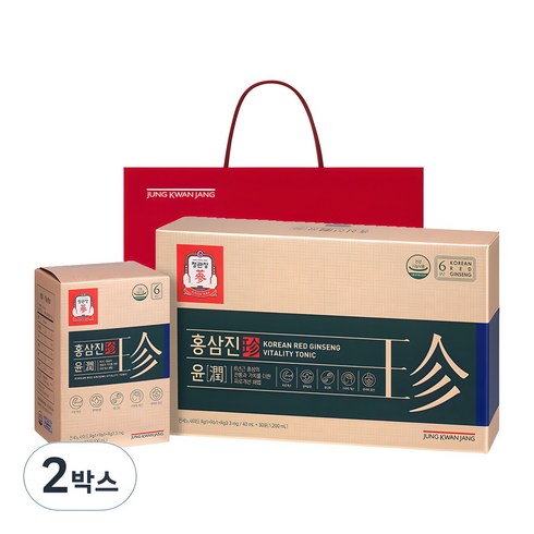 정관장 정품 홍삼진윤 + 쇼핑백, 1.2L, 2박스
