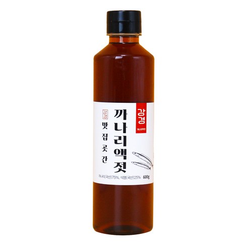 강경 국산 까나리액젓 원액, 600g, 1개