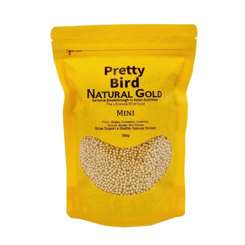 프리티버드 네츄럴 골드 미니 사료, 300g, 1개