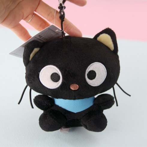 산리오 초코캣 블루스카프 가방고리 인형, 13cm, 혼합색상, 1개