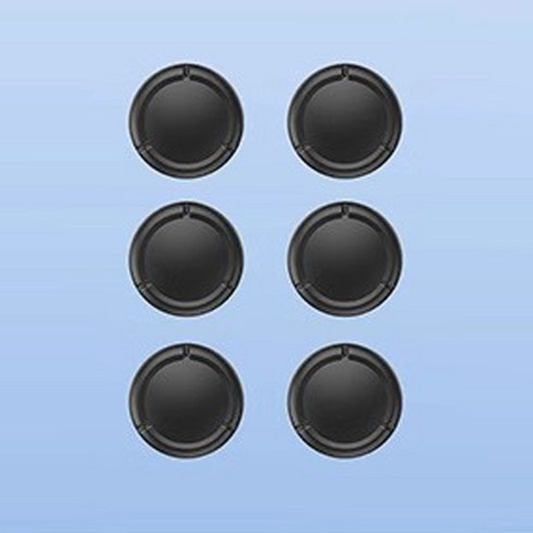 닌텐도 스위치 조이콘 스틱커버 6개 세트 oled 라이트 조이스틱 버튼 수리부품 실리콘 고무캡, 1세트, 검정색, 닌텐도 스위치 스틱커버