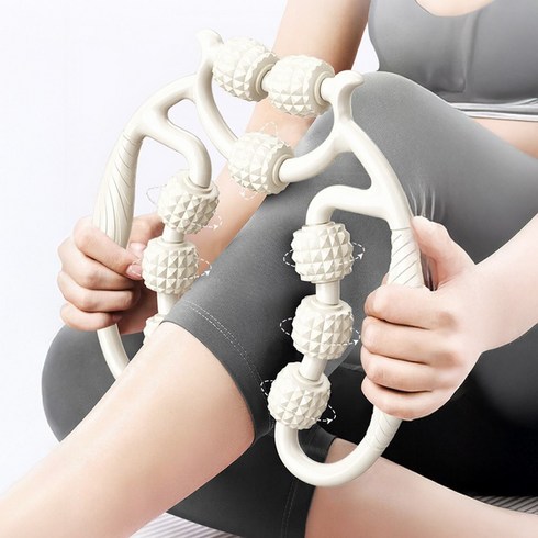 디심플 종아리 알빼는 다리 마사지 롤러, 화이트, 1개
