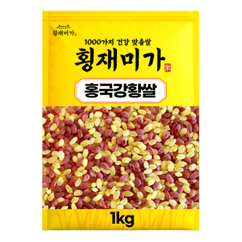 횡재미가 씻을 필요없는 홍국강황쌀 혼합잡곡, 1개, 1kg