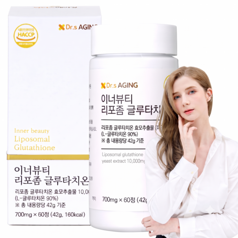 닥터스에이징 이너뷰티 리포좀 글루타치온 순도 90% 700mg, 1개, 60정