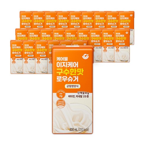 케어웰 이지케어 구수한맛 로우슈거 저당 균형영양식, 24개, 200ml