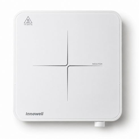 이노웰 고화력 1구 인덕션 전기레인지 2000W, 일반형, IH2000-White