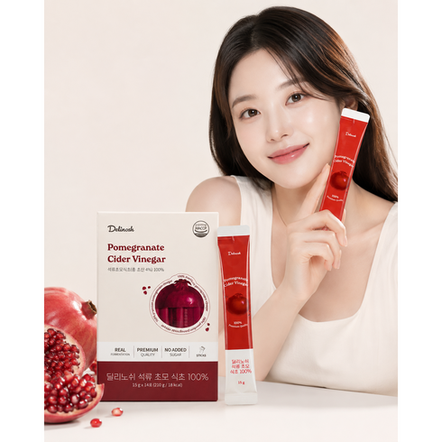 딜리노쉬 석류 초모 식초 스틱, 210g, 1개