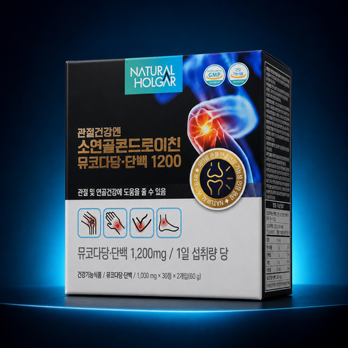 온채움 소연골콘드로이친 뮤코다당단백1200 관절 연골건강 식약처인증, 30정, 2개