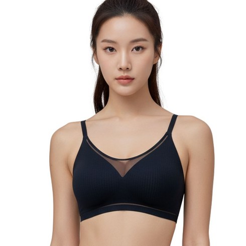 Kyails 편한 스포츠 브라 뽕 심리스 노와이어 브라탑