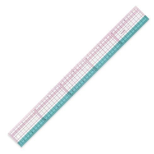 KEARING 옷 패턴 자 1.2mm 두꺼운 자 패턴 그레이딩 자 그레이딩 자 의류제작 도구 패션디자인 도구 재봉자 판본 자 재봉용 자 양면인쇄 밝은어두운천 모두 선명한색상, 1개, 8050B  (50cm)