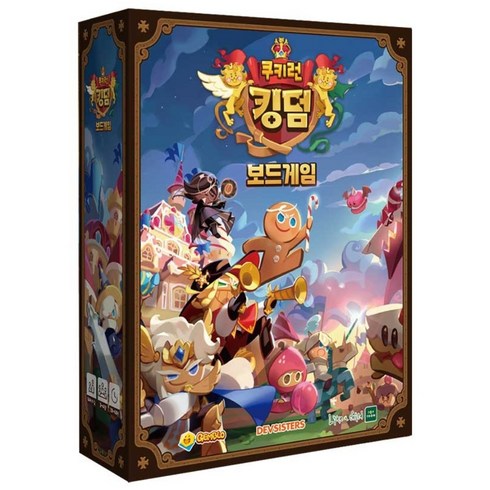 젬블로 쿠키런 킹덤 보드게임, 혼합색상, 1세트