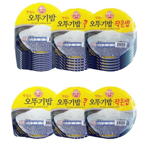 오뚜기 오뚜기밥 210g 12개 + 큰밥 300g 6개 + 작은밥 150g 6개, 1세트