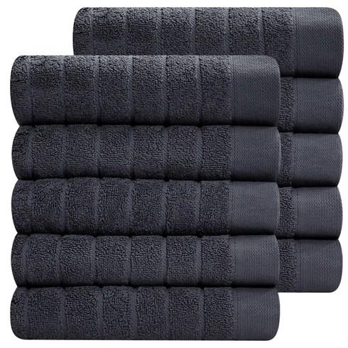 다주타올 호텔수건 170g 도톰한 30수 세면 타올, 딥그레이, 10개