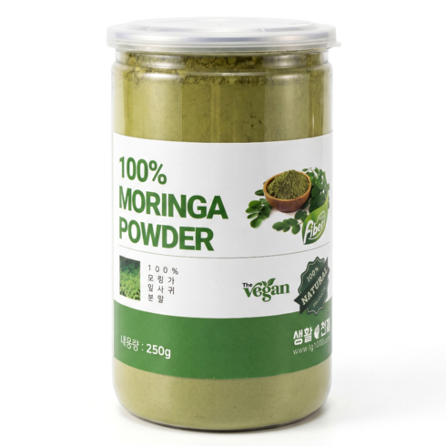 모링가 분말 모링가잎 가루 파우더, 1개, 250g
