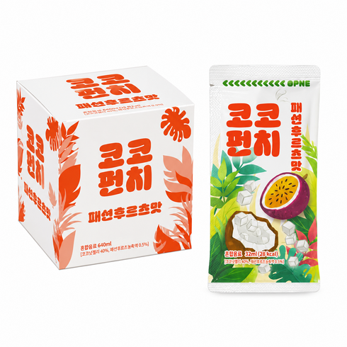 코코펀치 패션후르츠맛, 32ml, 20개